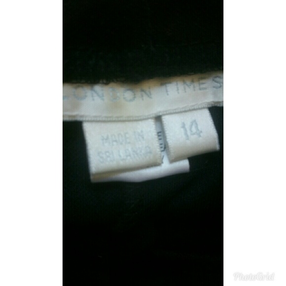 London Times Strapless Jumpsuit Size 14 - Picture 3 of 5